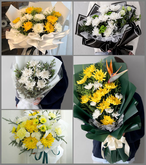 山西忻州五台县门限石乡张老沟村白事花束代送